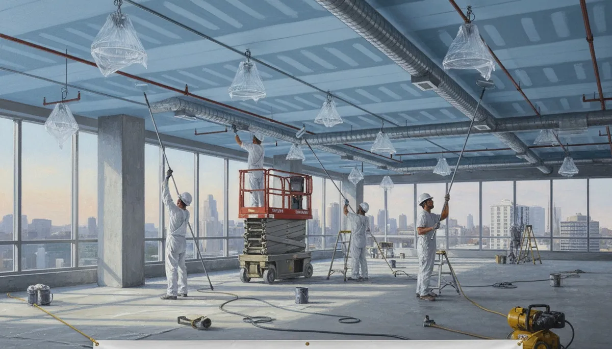 Commercial painting crew serving offices and storefronts in Naperville, IL