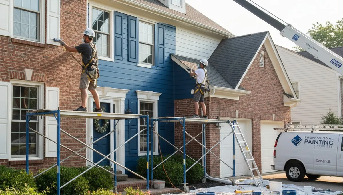 Painting contractors serving Naperville, IL for residential and commercial interior and exterior projects