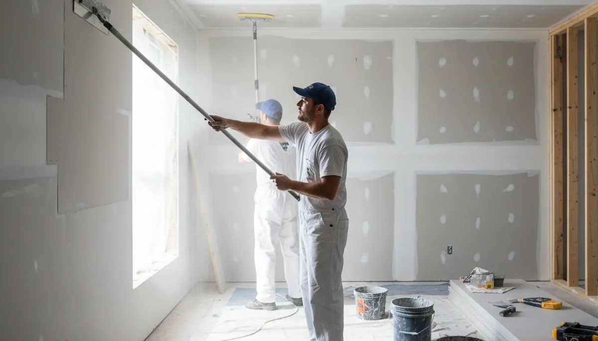 Drywall repair by Naperville Paint Pros in Naperville, IL for cracks, holes, and water damage