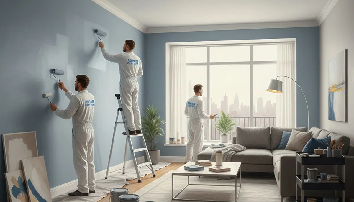 Naperville, IL interior house painting by professional painters for a clean, updated home finish