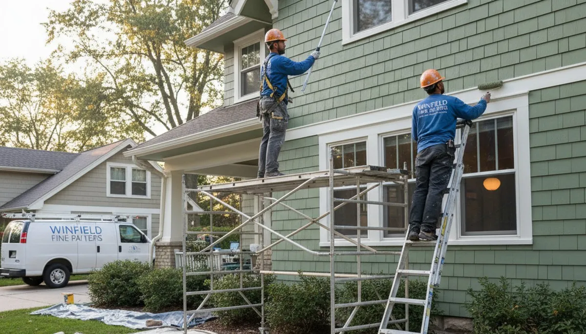Professional painting services in Naperville, IL for residential and commercial projects